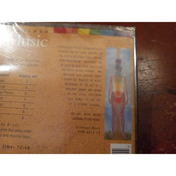 Light Music To Clear & Align the Chakras New sealed CD - Picture 4 of 8